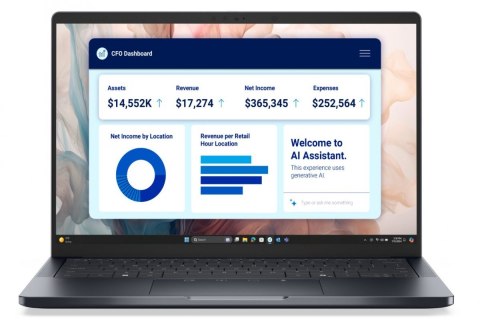 Laptop Dell Pro 14 Premium PA14250 W11P U7-266V/16GB/512GB SSD/14.0 FHD+/Arc/FgrPr/Cams&Mic/5G WWAN+BT/BcklKb/3C/vPro/3YPS Magne