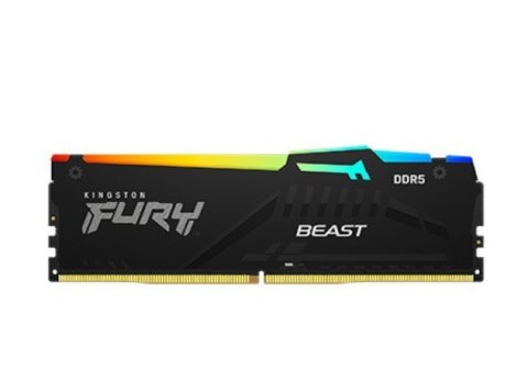 Pamięć DDR5 Fury Beast Black RGB 32GB(1*32GB)/5600 CL36