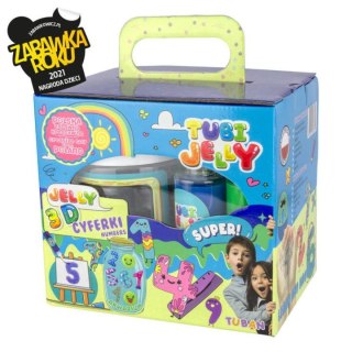 Zestaw Tubi Jelly 6 kolorów male akwarium Cyferki