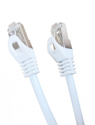 Patch cord Kat.6A S/FTP LSZH 3m biały