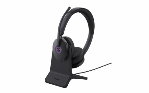 Słuchawki bezprzewodowe BH74 czarne +stand USB-C/A 1208682