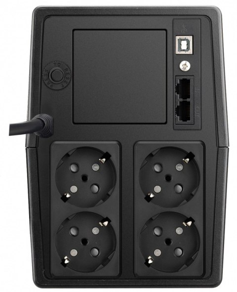 Zasilacz Line-Interactive 1000VA SCL 4xPL 230V, RJ11/45 IN/OUT, USB, LCD