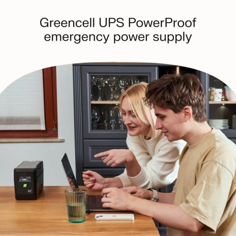 Zasilacz awaryjny UPS 480W/850VA modyfikowana sinusoida