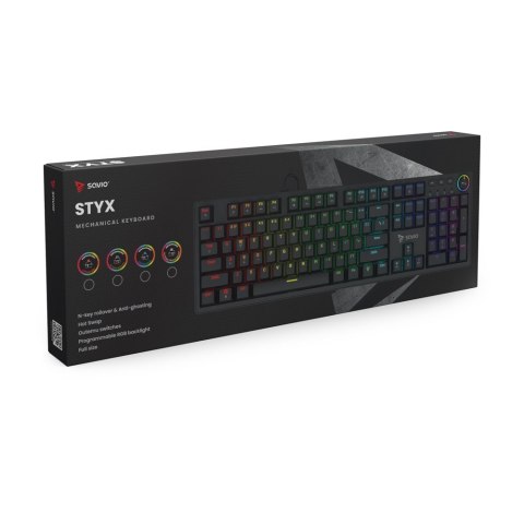 Klawiatura mechaniczna STYX Outemu Blue Hot Swap RGB