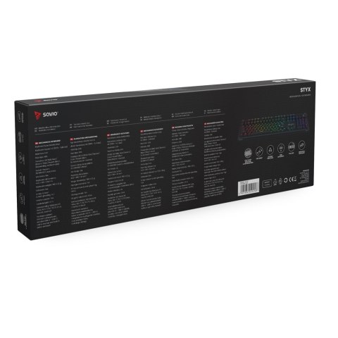 Klawiatura mechaniczna STYX Outemu Peach Silent Hot Swap RGB