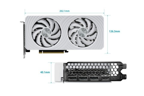 Karta graficzna GeForce RTX 5060 TI WHITE OC 16GB GDDR7 128bit 3DP/HDMI