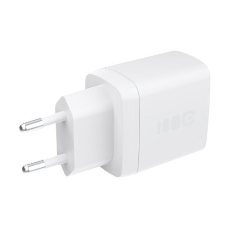 Ładowarka sieciowa 30W 1xUSB-C 1xUSB-A biała