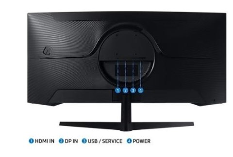 Monitor 34 cale LC34G55TWWPXEN VA 3440x1440 Ultra WQHD 21:9 format kinowy 1xHDMI/1xDP 1 ms (MPRT) zakrzywiony 165Hz Gaming 2 la