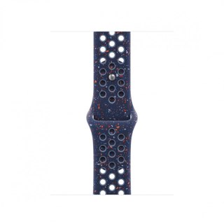 Pasek sportowy Nike w kolorze Blue Ribbon do koperty 42 mm - rozmiar M/L