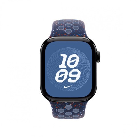 Pasek sportowy Nike w kolorze Blue Ribbon do koperty 42 mm - rozmiar M/L
