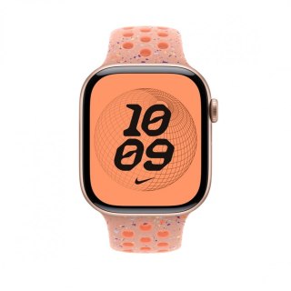 Pasek sportowy Nike w kolorze alpejskiego różu do koperty 46 mm - rozmiar S/M