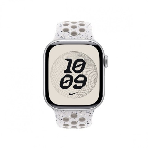 Pasek sportowy Nike w kolorze chmurnym szarym do koperty 42 mm - rozmiar M/L