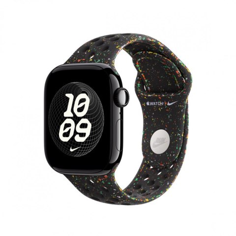 Pasek sportowy Nike w kolorze nocnej czerni do koperty 42 mm - rozmiar S/M