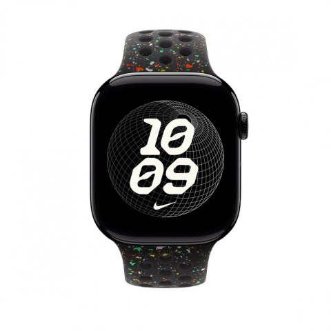 Pasek sportowy Nike w kolorze nocnej czerni do koperty 46 mm - rozmiar M/L