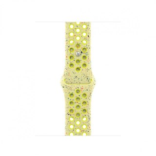 Pasek sportowy Nike w kolorze promiennym zielonożółtym do koperty 42 mm - rozmiar M/L