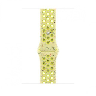 Pasek sportowy Nike w kolorze promiennym zielonożółtym do koperty 46 mm - rozmiar M/L