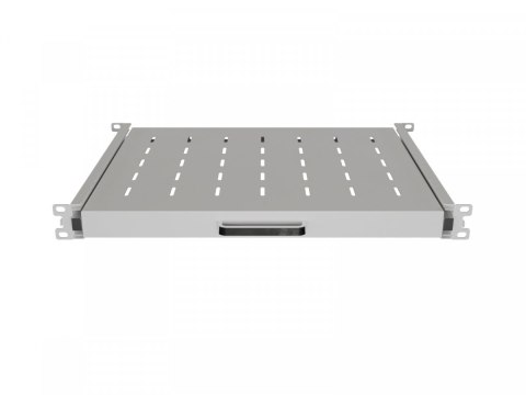 Półka wysuwana do szaf rack 19 cali 350mm szara