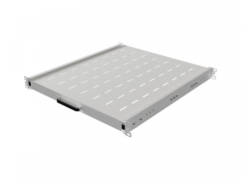 Półka wysuwana do szaf rack 19 cali 500mm szara
