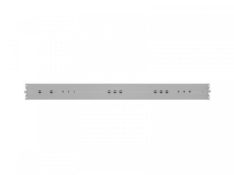Półka wysuwana do szaf rack 19 cali 500mm szara