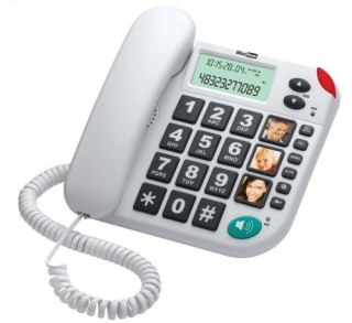Telefon przewodowy KXT480 BB, biały