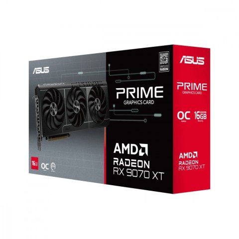 Karta graficzna RX 9070 XT PRIME OC 16 GB GDDR6 256bit DP/HDMI