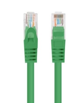 Patchcord kat.5e UTP 1m zielony 10-pak PCU5-20CC-01