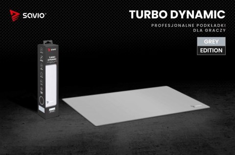 Podkładka 700 x 300 x 3 mm Turbo Dynamic Grey Edition L SAVIO