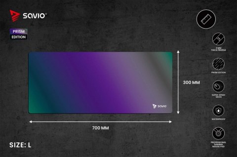 Podkładka 700x300x3mm SS Prism Edition L SAVIO
