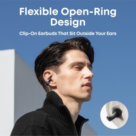 Słuchawki Soundcore AeroClip Bluetooth czarne