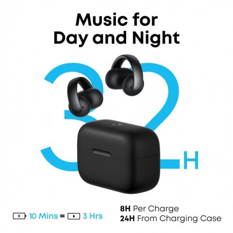 Słuchawki Soundcore AeroClip Bluetooth czarne