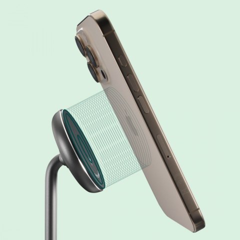 Ładowarka indukcyjna fast charge 15w czarna