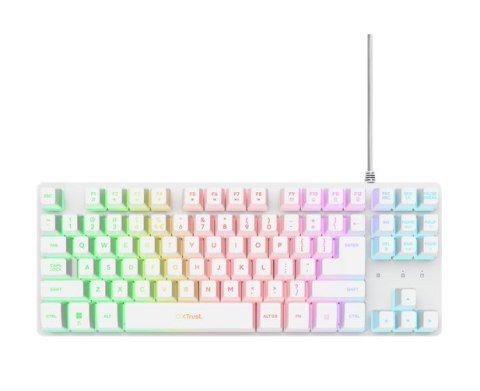 Podświetlana klawiatura gamingowa GTX 833 Thado TKL biała