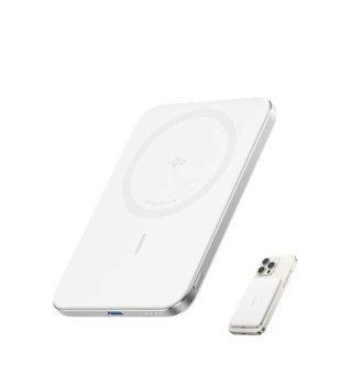 PowerBank Nano 5k mAh slim biały