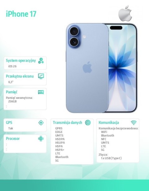 IPhone 17 256 GB Gołębi