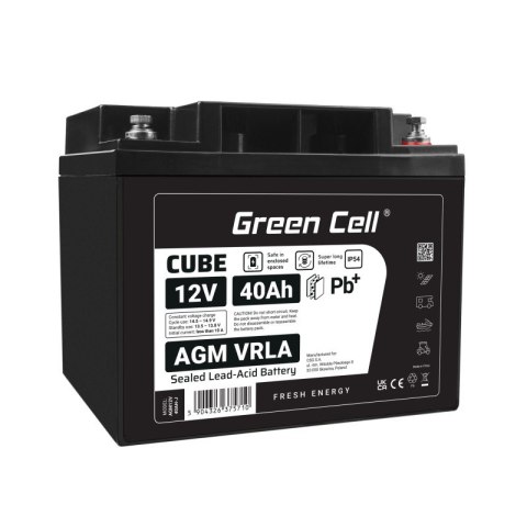 Akumulator AGM VRLA 12V 40Ah IP54