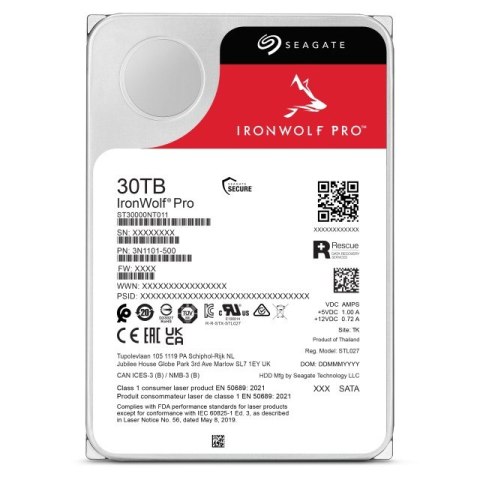 Dysk IronWolf Pro 30TB 3.5 cala ST30000NT011