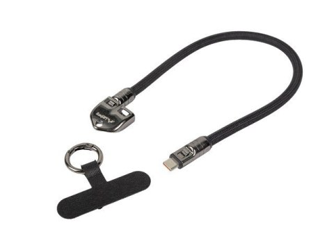 Kabel USB-C M/M SMYCZ/BRELOK 0.3M 240W czarny