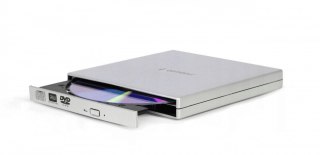 Napęd zewnętrzny DVD na USB DVD-USB-021-SV srebrny