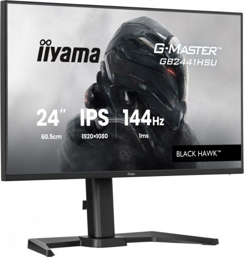Monitor 23,8 cala GB2441HSU-B1 IPS,FHD,144Hz,1ms,2xUSB,350cd,HDMI,DP,HAS (150) PIVOT