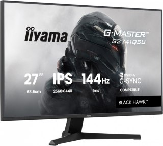 Monitor 27 cali G2741QSU-B1 IPS,QHD,144Hz,1ms,2xUSB Adaptive G-SYNC,HDMI,DP,350cd,