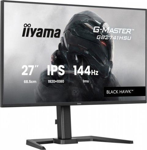 Monitor 27 cali GB2741HSU-B1 IPS,FHD,144Hz,1ms,2xUSB,350cd,HDMI,DP, HAS (150) PIVOT