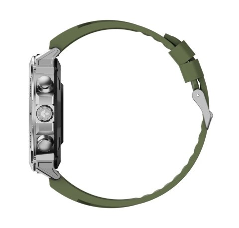 Smartwatch Atom srebrny stalowy