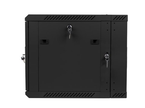 Szafa instalacyjna wisząca dwusekcyjna 19'' 9U 600X600mm czarna