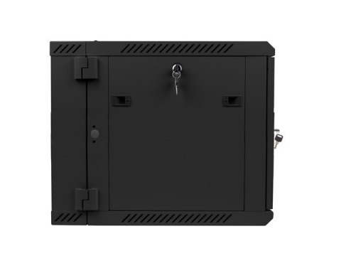 Szafa instalacyjna wisząca dwusekcyjna 19'' 9U 600X600mm czarna