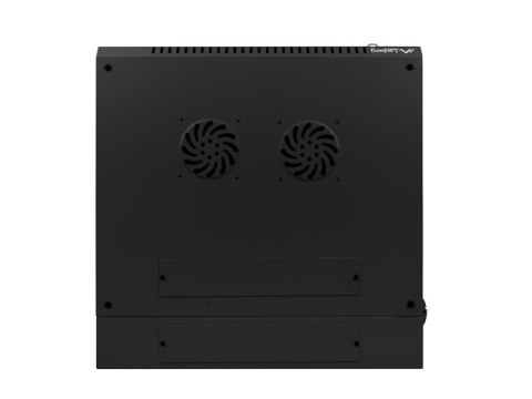 Szafa instalacyjna wisząca dwusekcyjna 19'' 9U 600X600mm czarna