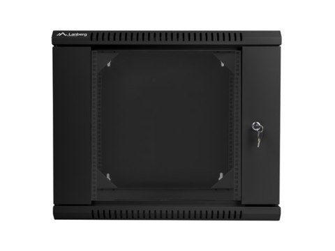 Szafa instalacyjna wisząca dwusekcyjna 19'' 9U 600X600mm czarna