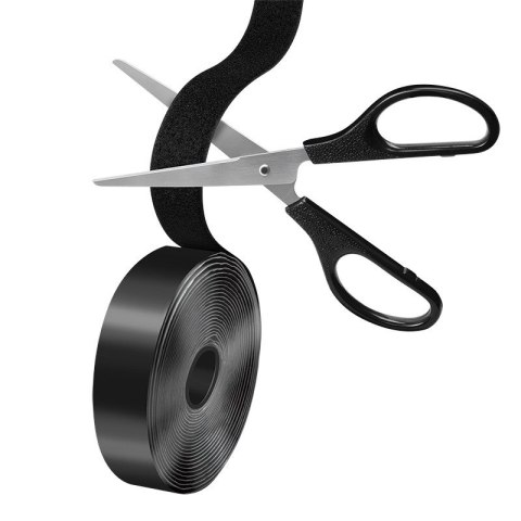 Zestaw samoprzylepnych taśm kablowych,5m,czarny