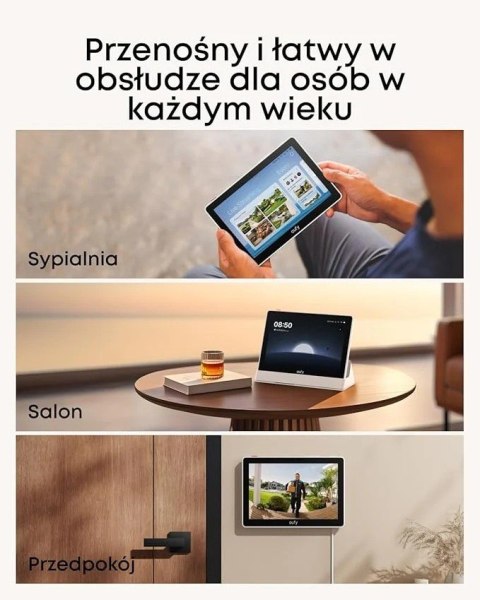 Ekran Smart Display E10 czarny+biały