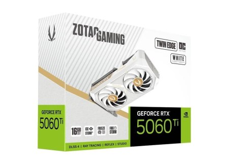 Karta graficzna GeForce RTX 5060 Ti 16GB TWIN EDGE OC GDDR7 128bit biała