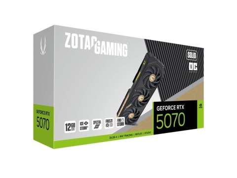 Karta graficzna GeForce RTX 5070 SOLID OC 12GB GDDR7 192bit 3DP/HDMI